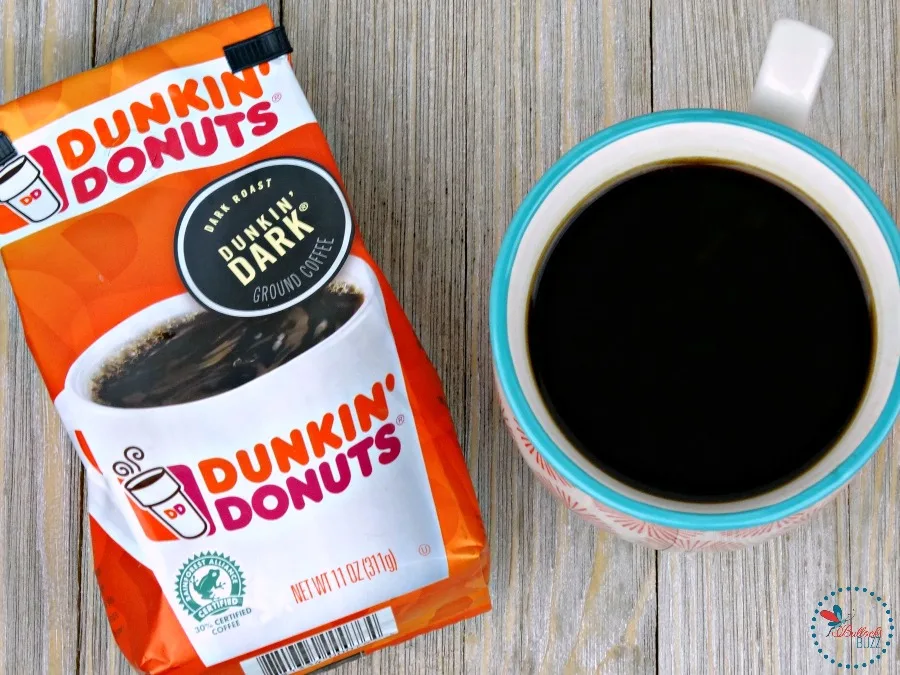 Mocha Granola with Dunkin Donuts Dark Roast make for a flavorful treat!
