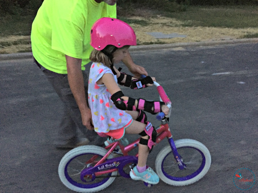 Wipeout Dry Erase Protective Gear first bike ride