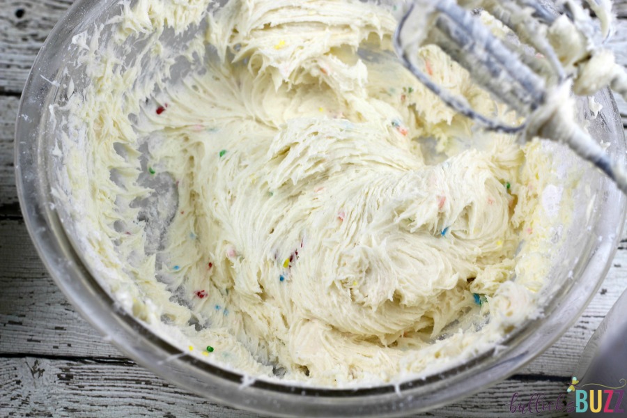 Patriotic Funfetti Cake Cheese Ball mix ingredients