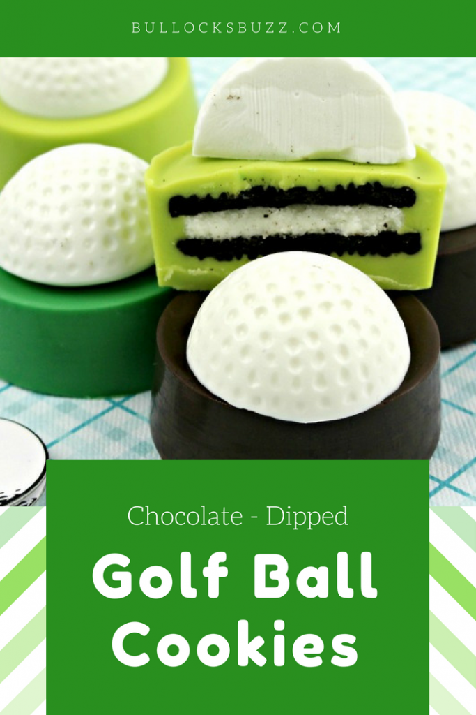 ChocolateDipped Golf Ball Cookies Father's Day Treat