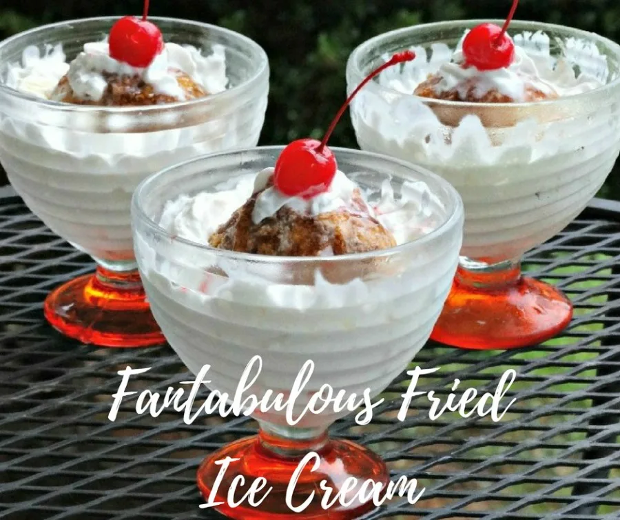 Rich and creamy vanilla ice cream is rolled in crispy, cinnamon-sweet cornflakes in this Fantabulous Fried Ice Cream recipe. More frozen recipes S'mores Pudding Pops