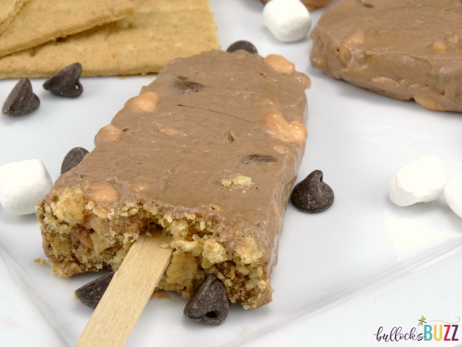 rich and creamy S'mores Pudding Pops