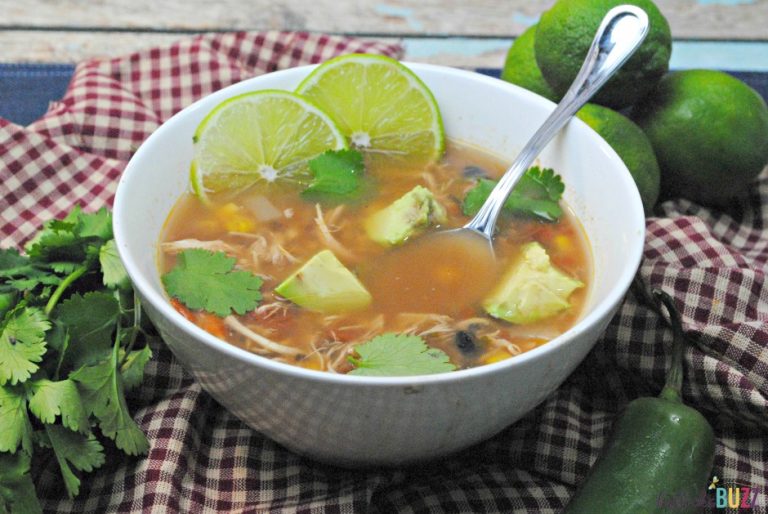 Spanish Lime Soup {Slow Cooker} Sopa de Lima Style Soup Recipe