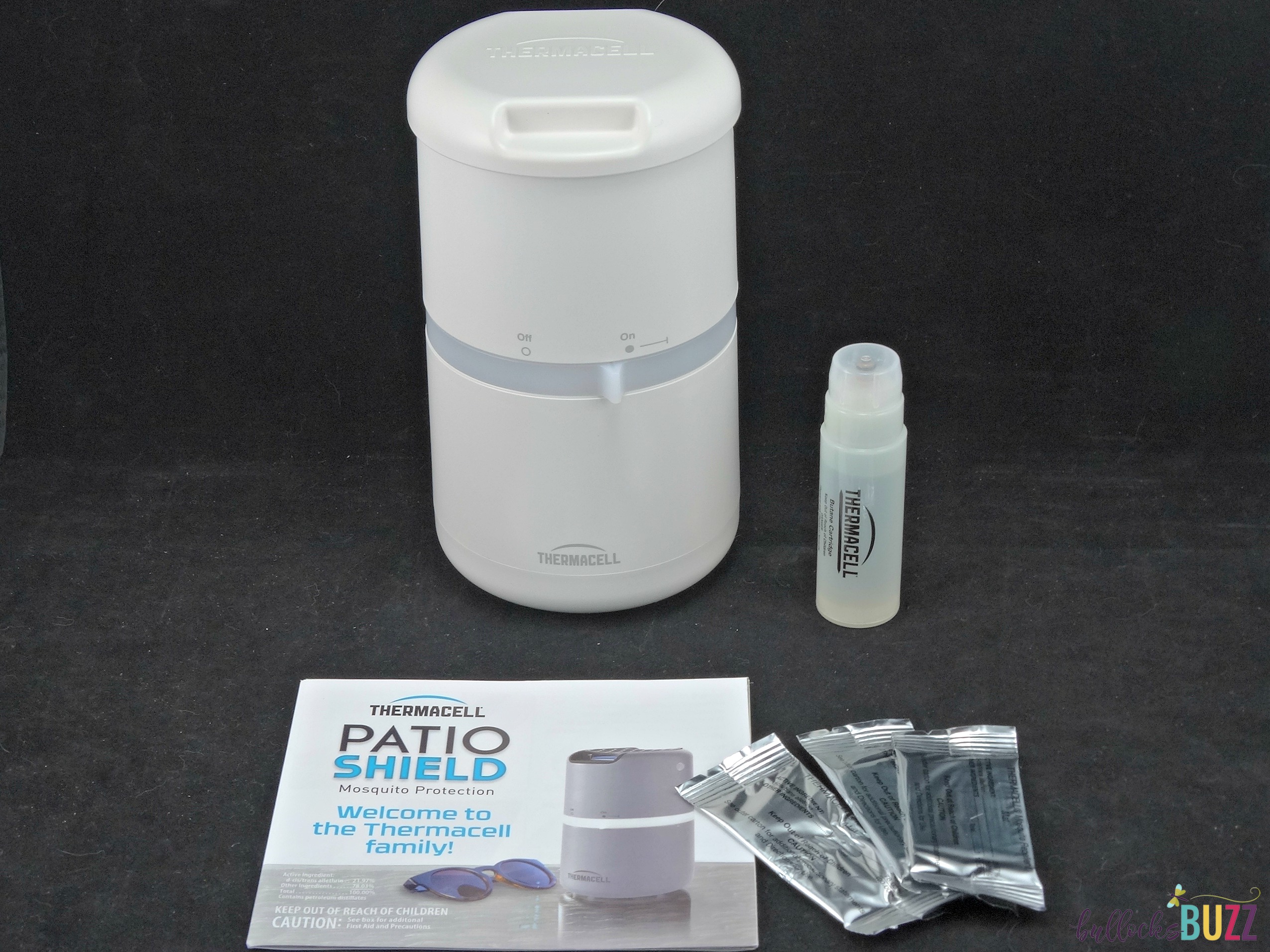 Thermacell Halo Mosquito Repeller kit includes butane and pads