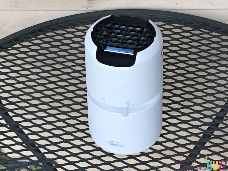 Thermacell Halo Mosquito Repeller working
