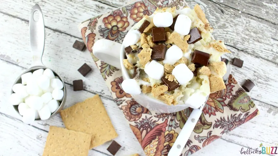 With no need for a campfire, you can enjoy the summery flavor of s'mores in less than five minutes with this delectable ooey, gooey microwavable S'mores Mug Cake recipe!