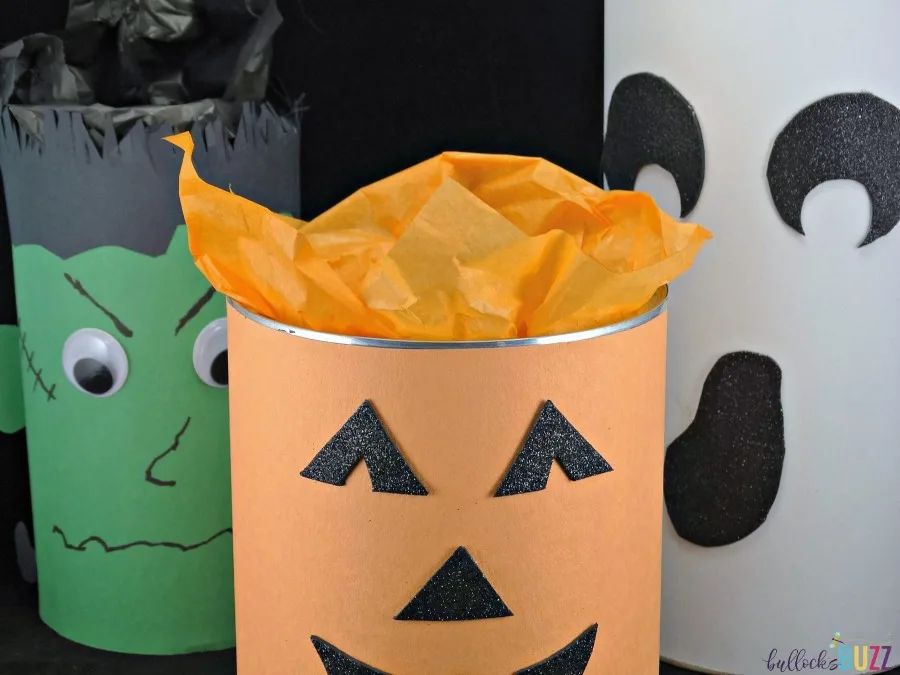 BOO Kit stuff container with tissue paper