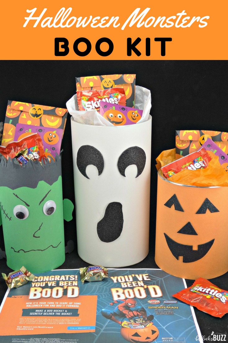 Create your own cute BOO Kit this Halloween and BOO It Forward! Surprise friends and family with these faBOOlous Halloween Monster BOO Kits filled with fun Halloween treats! #BOOItForward