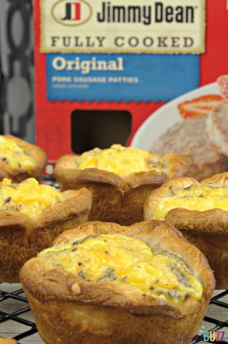 These Sausage, Egg and Herbed Cheese Breakfast Muffins are as easy to make as they are delicious! Together, the perfectly seasoned sausage, fluffy eggs flavored with cheddar, rosemary, sage and thyme, and buttery biscuits are a flavor combination that's hard to beat!