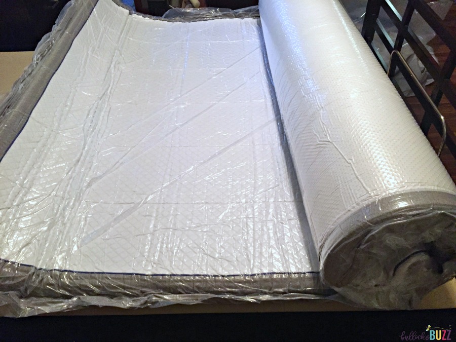 nectar mattress before removing final plastic layer