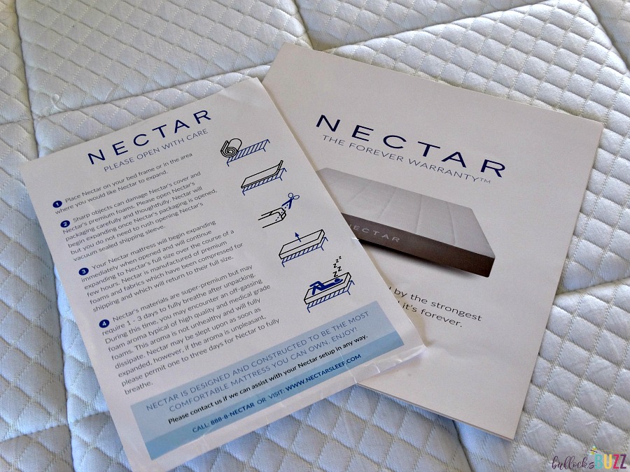 nectar mattress warranty and papers