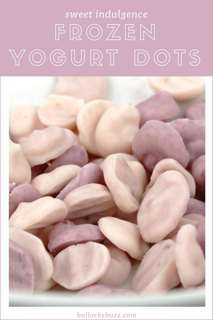 Packed with just the right amount of sweet and tart, these little frozen treats are packed full of flavor thanks to Greek Gods Seriously Indulgent Yogurt! Frozen Yogurt Dots are a quick and easy indulgent treat you will love!