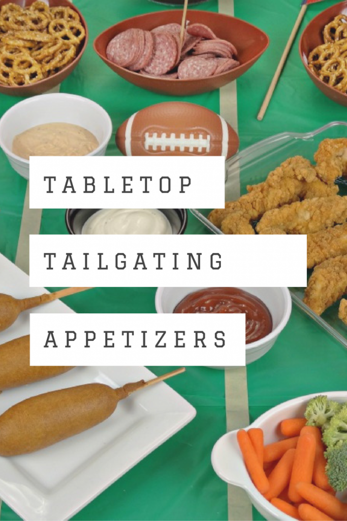 Tabletop Tailgating Appetizers And A Game Day Dip Recipe