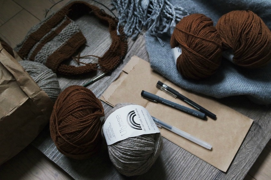 yarn for knitting and crocheting