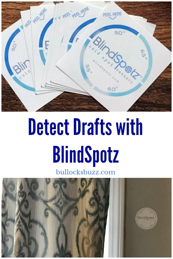 Detect drafts the quick, easy and inexpensive way with BlindSpotz cold sensors