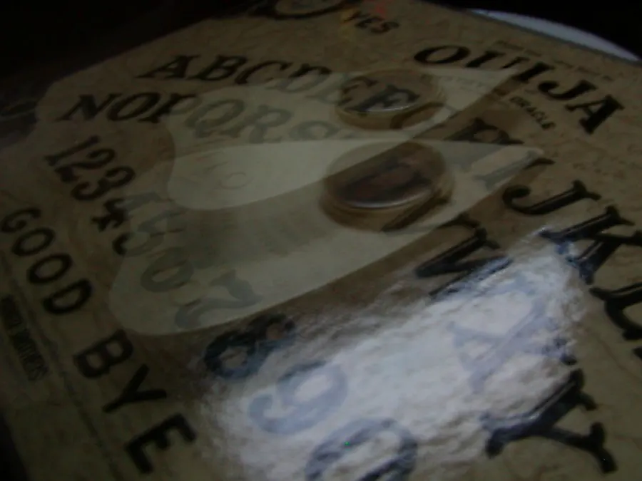 ouija board close up