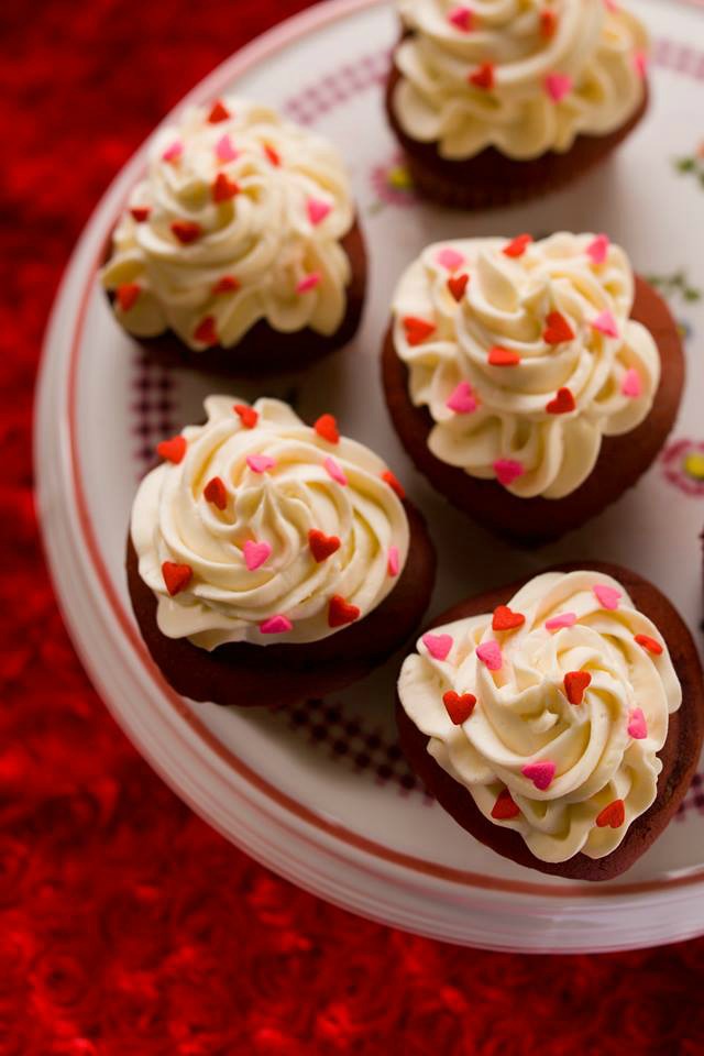 Red Velvet Cupcakes can also be made with Stevia In The Raw