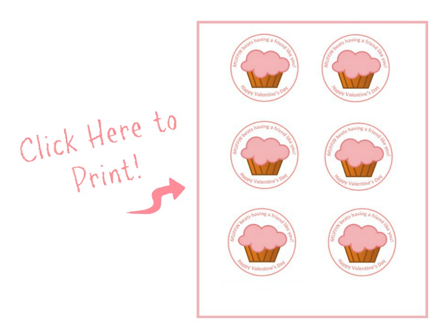 printable valentines for kids muffin beats having a friend like you image of printable clickable
