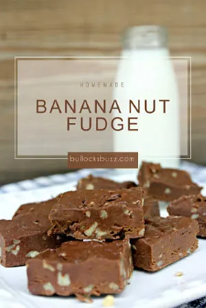 A yummy, rich, easy-to-make, Homemade Banana Nut Fudge recipe with just a hint of banana and a sprinkling of walnuts. They're mouthwateringly delicious!