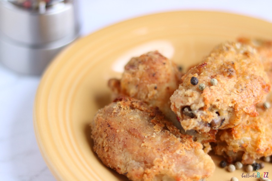Air Fryer Chicken Wings with Crushed Peppercorns recipe