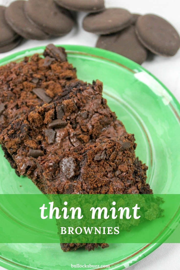 Transform that classic crunchy Girl Scout cookie into a sliceable sweet with this quick and easy recipe for Thin Mint Brownies!