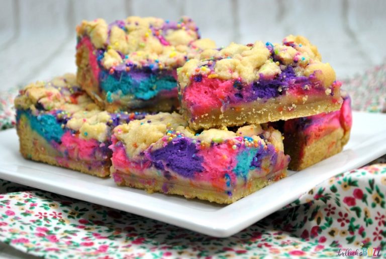 Magical Unicorn Cheesecake Bars - Colorful and Delicious