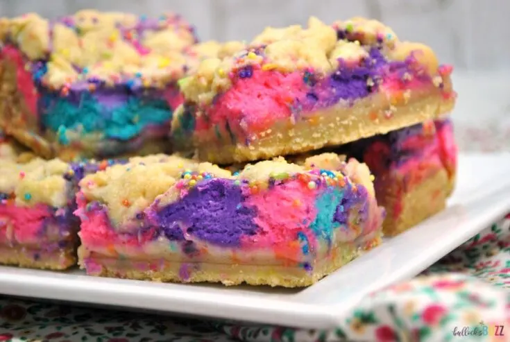 Unicorn Cheesecake Bars