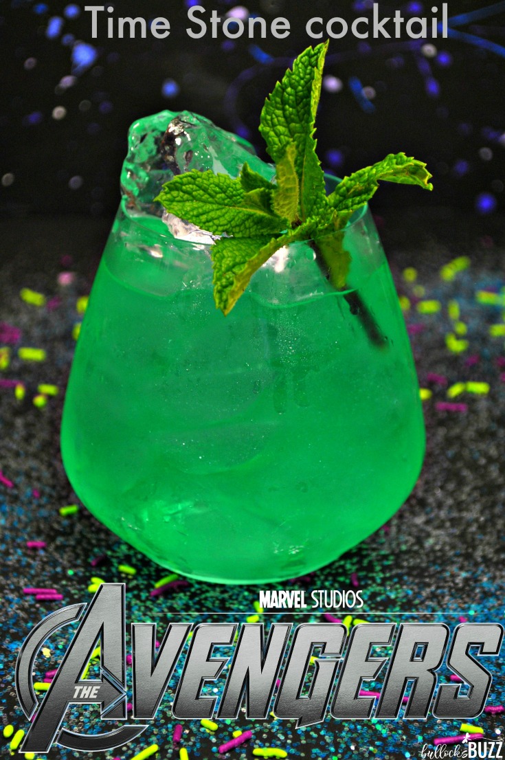 Become a hero in your own right when you serve up this tasty Avengers Cocktail, the Time Stone. This smooth and delicious Marvel Avengers-inspired cocktail is perfect for movie watching parties, and it's easy-to-make, too.