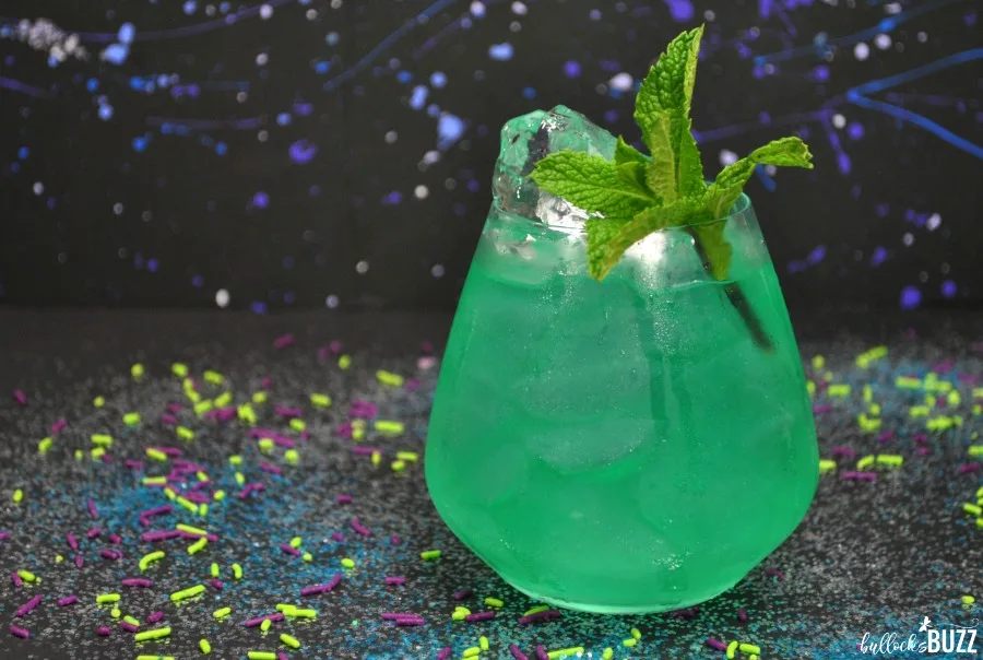 Marvel Avengers Cocktail recipe The Time Stone in glass
