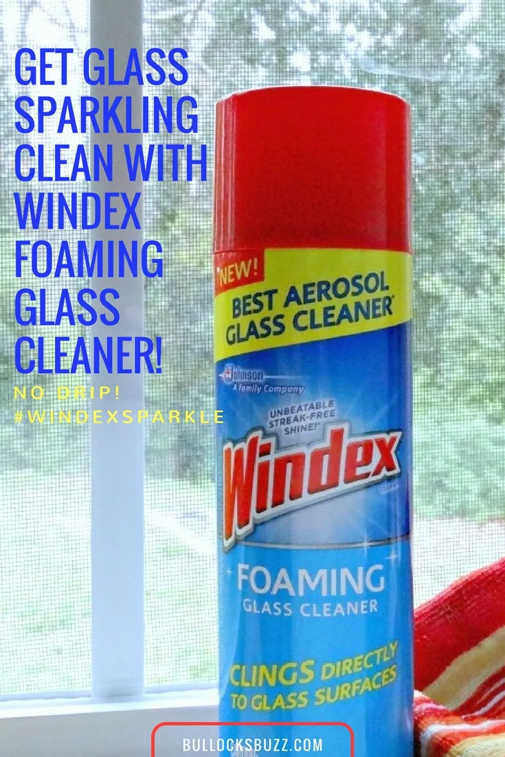 New Windex Foaming Cleaner makes cleaning vertical surfaces a cinch!
