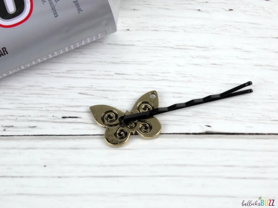 DIY Bobby Pins add trinket and allow to dry