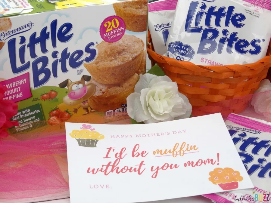 Printable Mother's Day card and gift basket idea