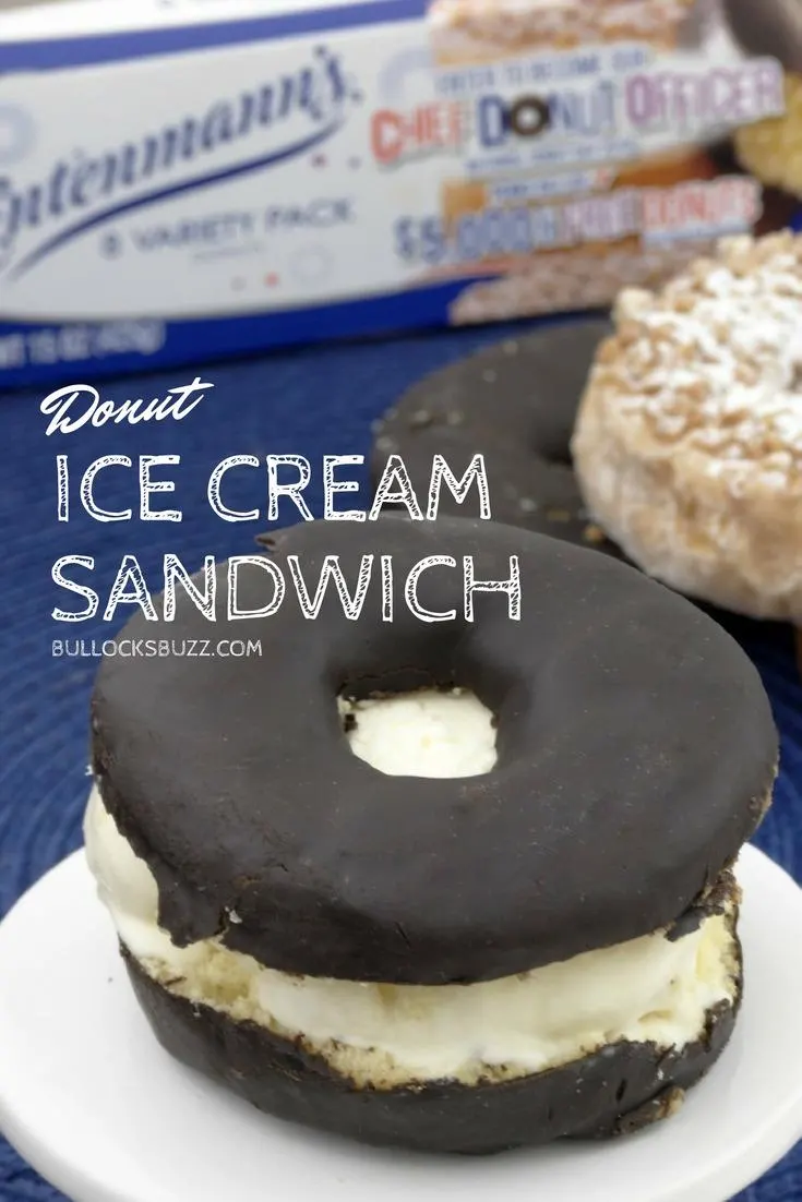 Donut Ice Cream Sandwiches : Scoop Sandwiches