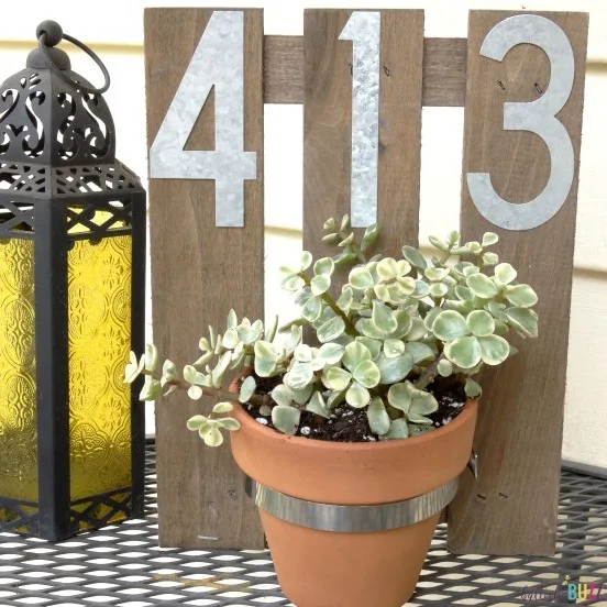 DIY House Number Wall Planter preview