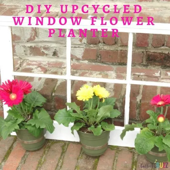 upcycled window flower planter preview