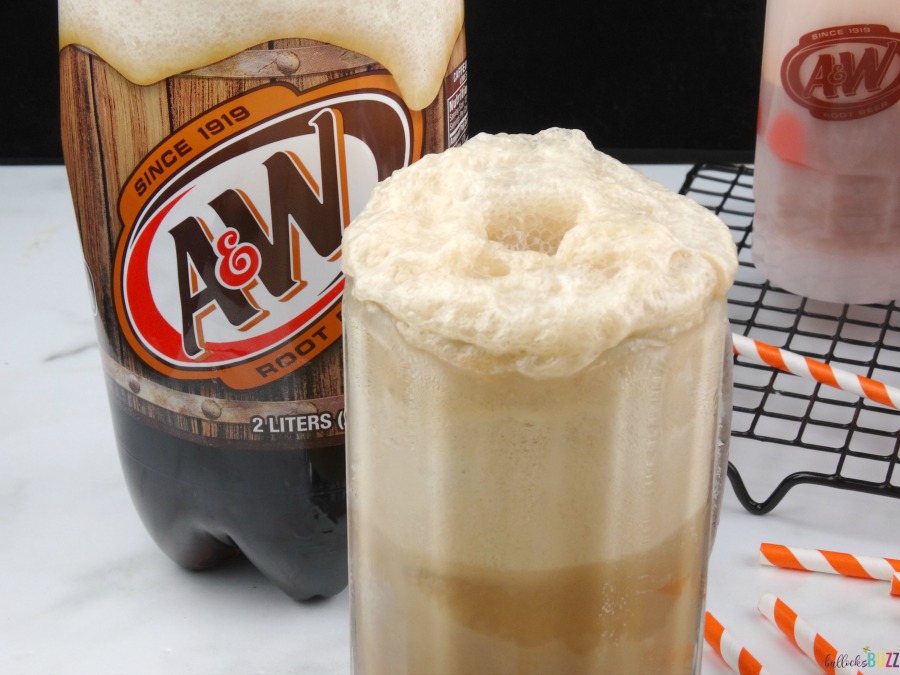 Salted Caramel Root Beer Float add root beer