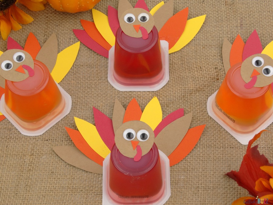 Jello Pack Thanksgiving Turkey Treats treats for kids