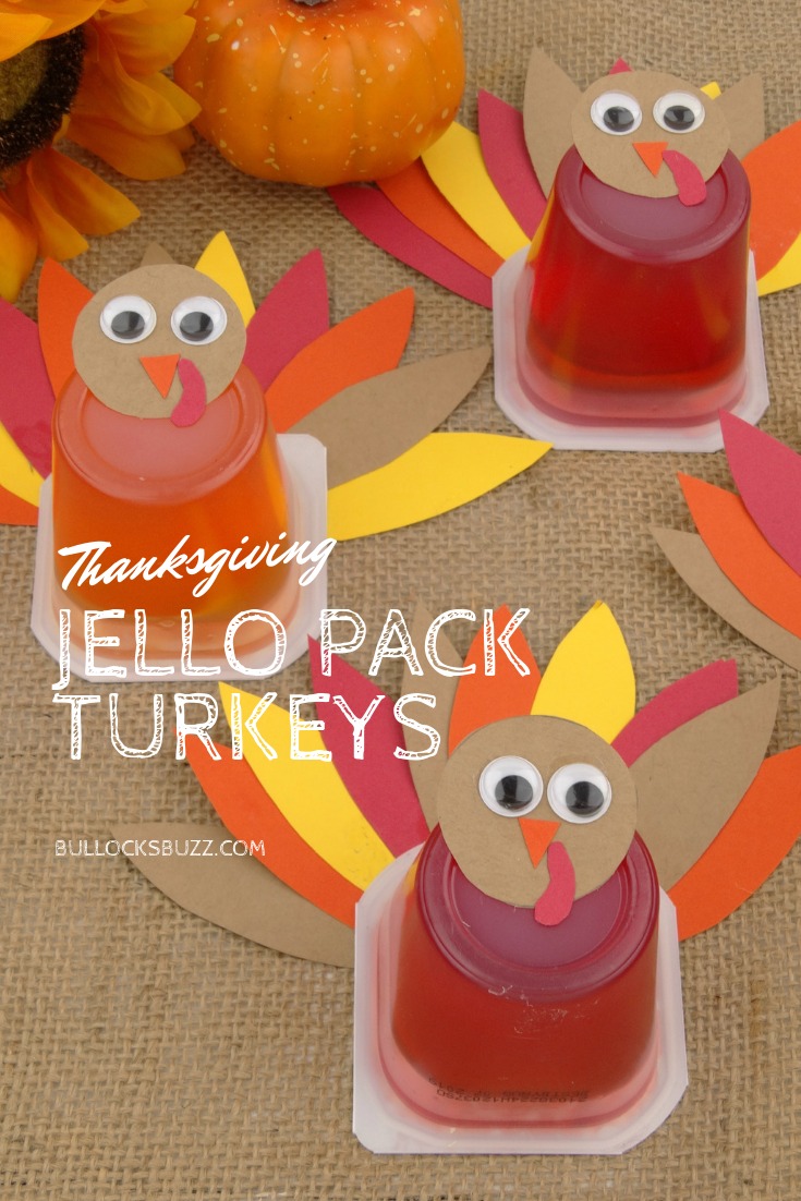 These Jello Pack Thanksgiving Turkey Treats are so easy and cute, they'll be gobbled up in no time at all!