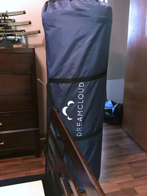 dreamcloud mattress packaged