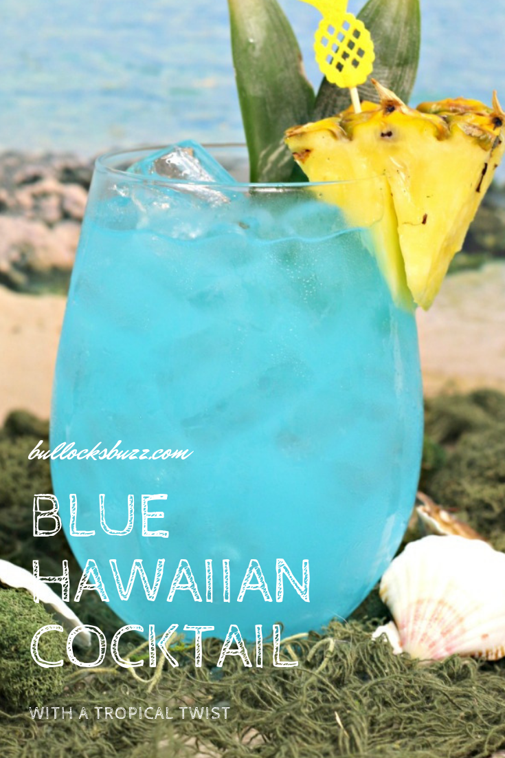 A tropical twist on the classic summer drink, this Blue Hawaiian cocktail recipe takes this beautiful blue drink to a whole new fruity level!