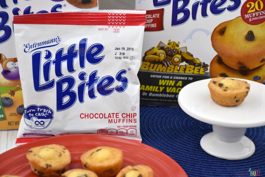 pouch of Entenmann’s Little Bites and BUMBLEBEE Sweepstakes