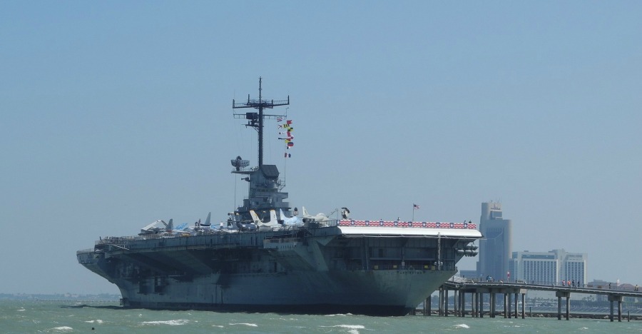 best day trips from San Antonio USS Lexington docked in Corpus Christi