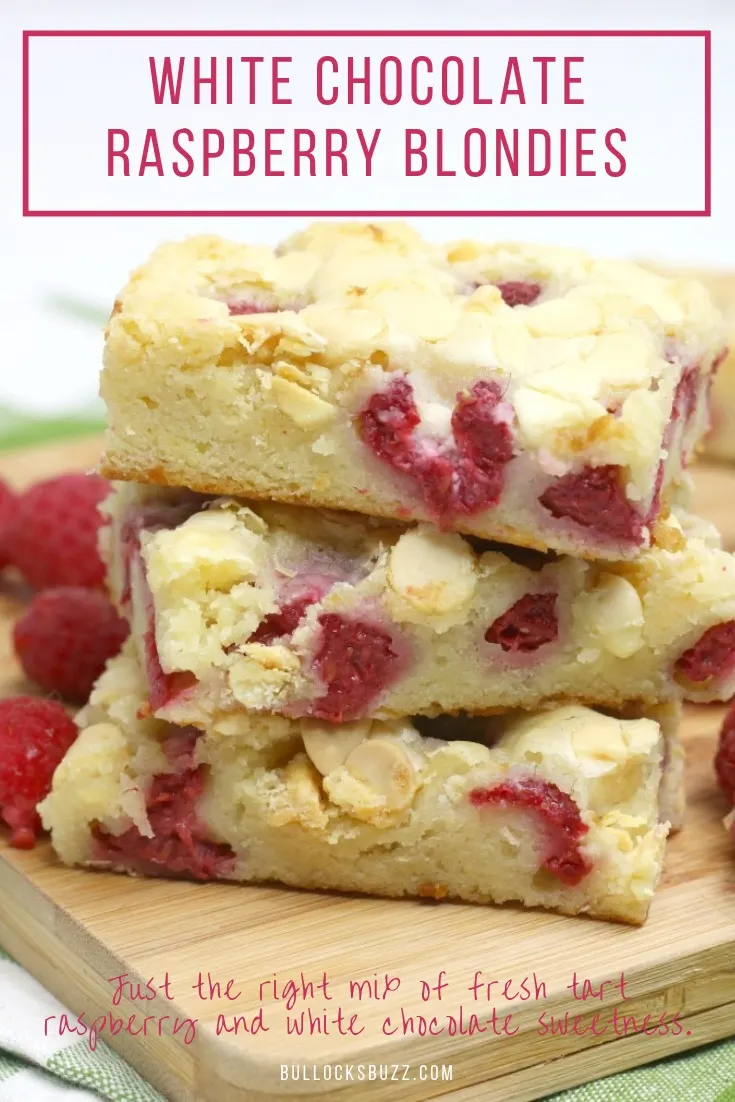 Made with delicious Ghirardelli white chocolate, these Raspberry White Chocolate Blondies are just the right mix of fresh tart raspberry and white chocolate sweetness.