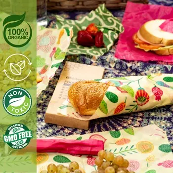 foods wrapped in SAMER wraps 