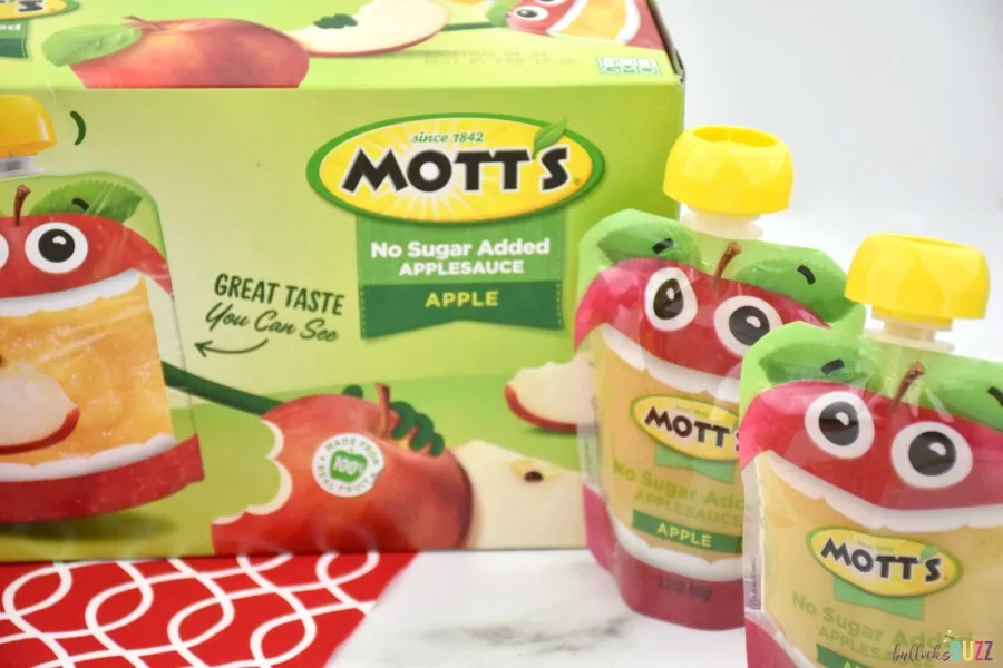 new mott's clear pouches of applesauce