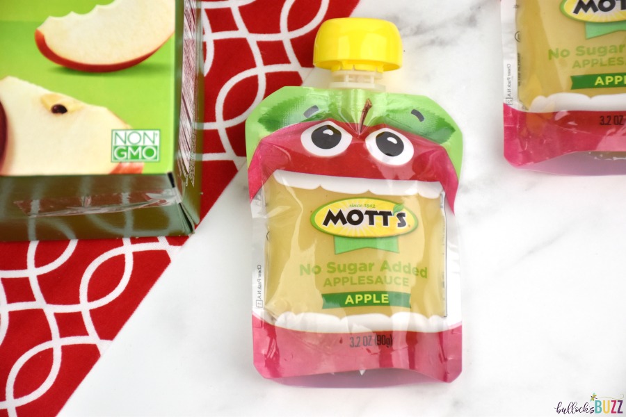 Mott's clear applesauce pouch