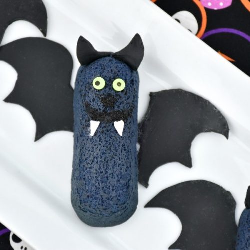 Halloween Bat Twinkie close up