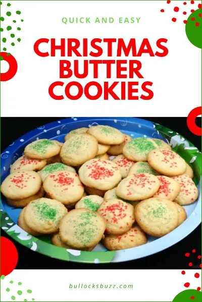 holiday cookie recipe Christmas Butter Cookies