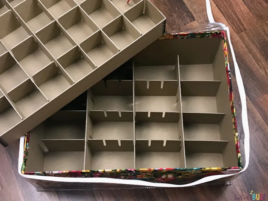 each box comes with adjustable and removable trays