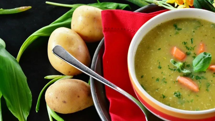 potato soup comfort food